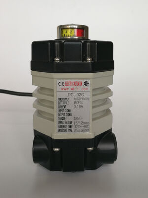 CSA Actuador elétrico DC/AC de 18 Nm com super-torque em miniatura